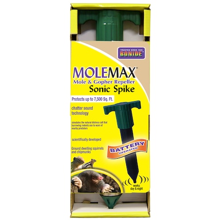 Molemax Bonide MoleMax Animal Repellent Stake For Gophers and Moles 1 each 61120